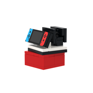 Portable Game Console With Base brick scene accessory, detail view 2