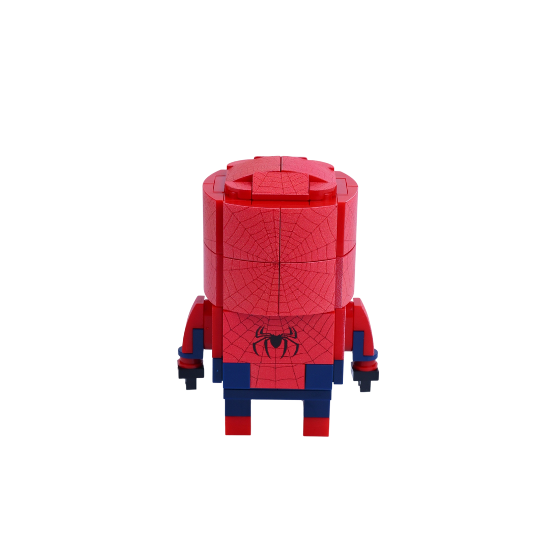 Red Block Spider brick art collectible, back view