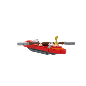 Red Kayak brick scene accessory, detail view 2