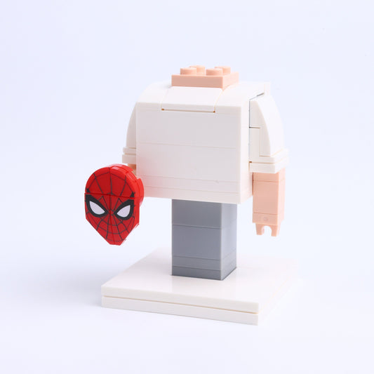 Red Mask brick figure accessory, right-side view