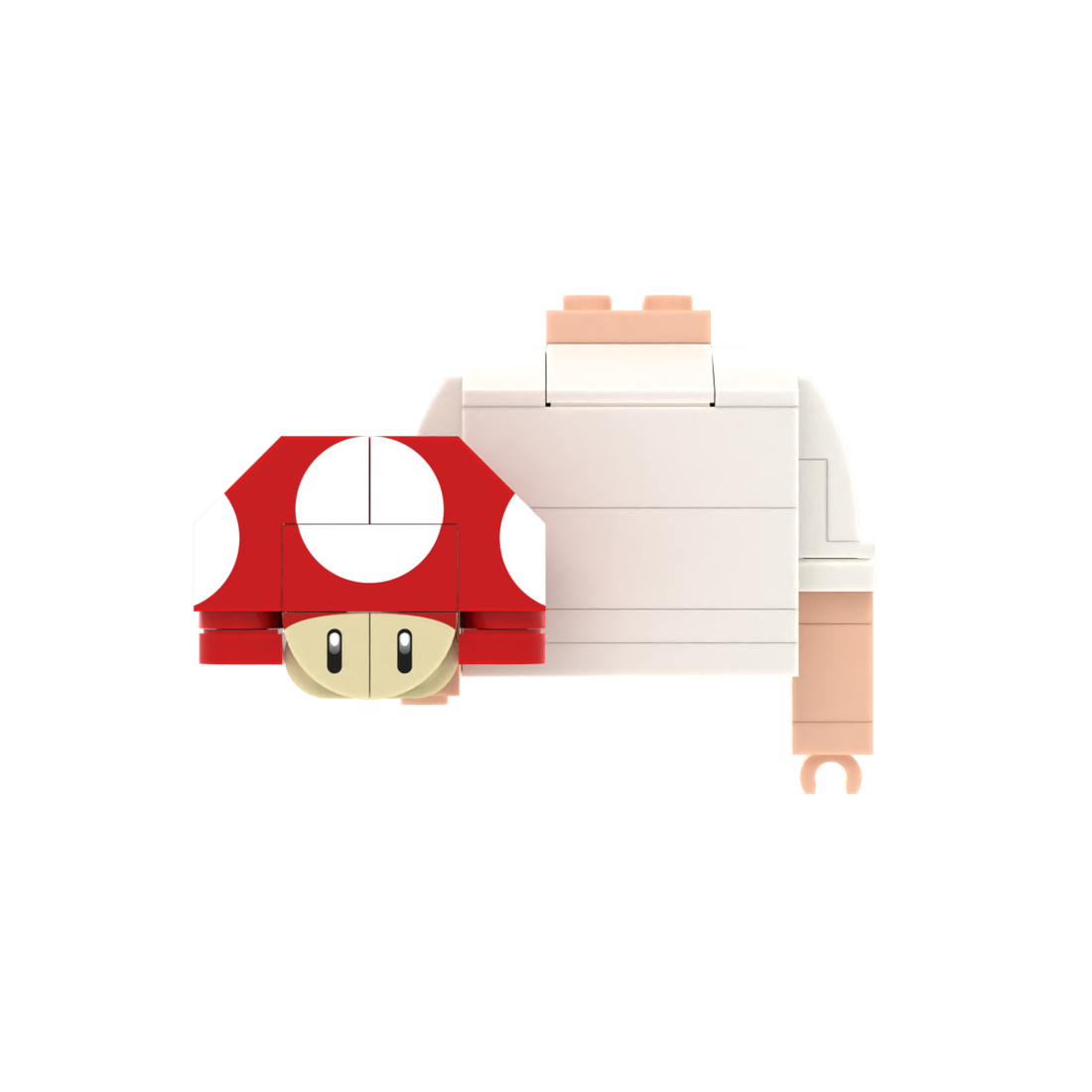 Red-White Mushroom brick figure accessory, main product view