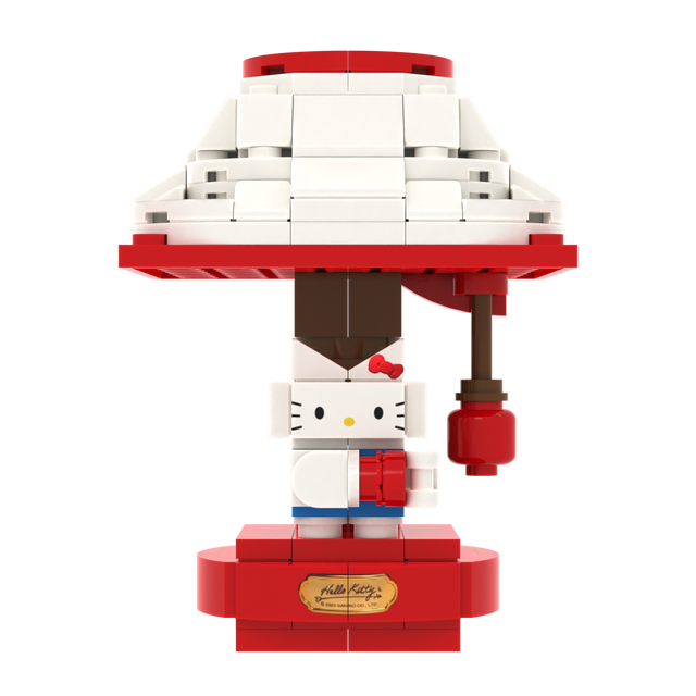 Red-White Table Lamp