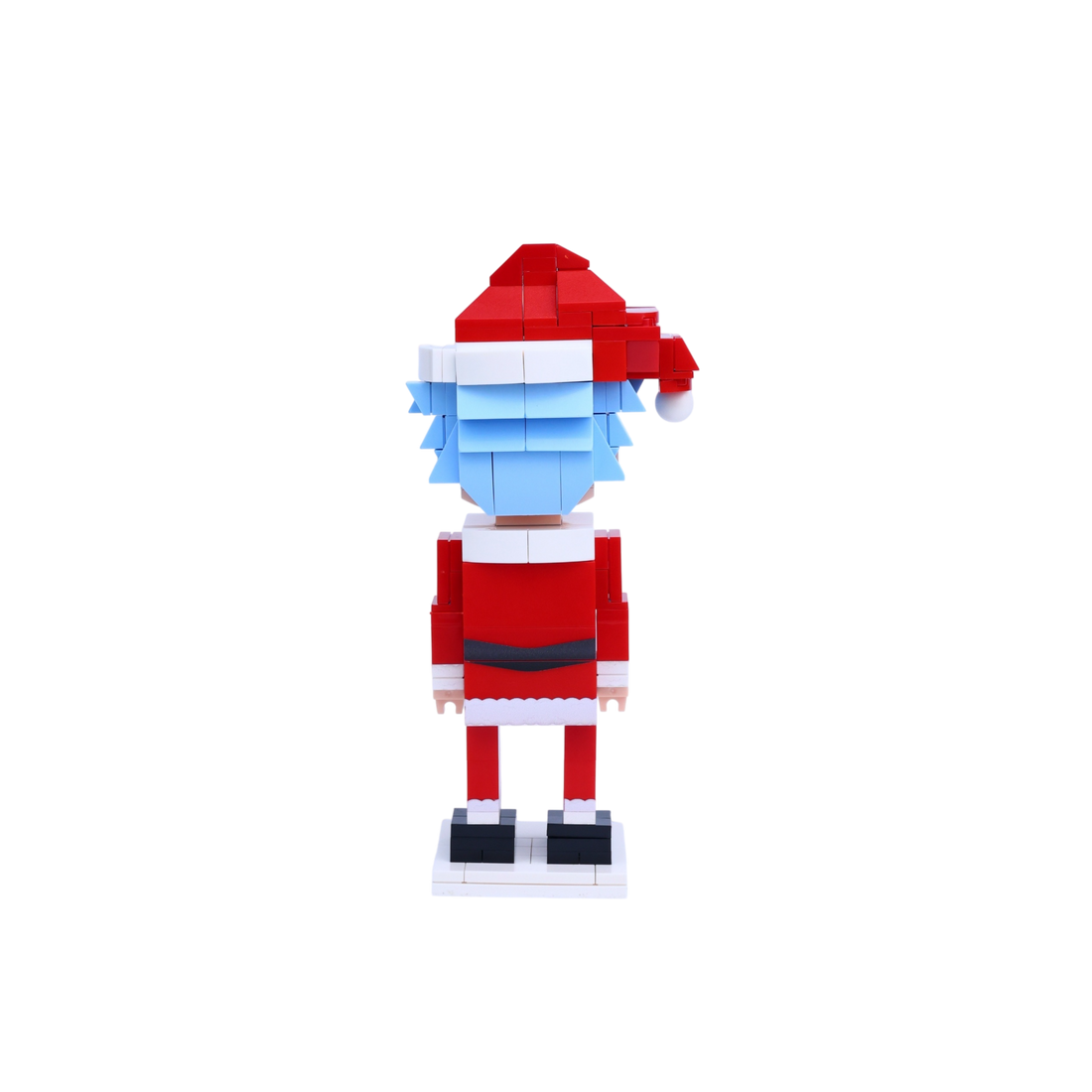 Santa Portal Inventor custom brick figure, back view