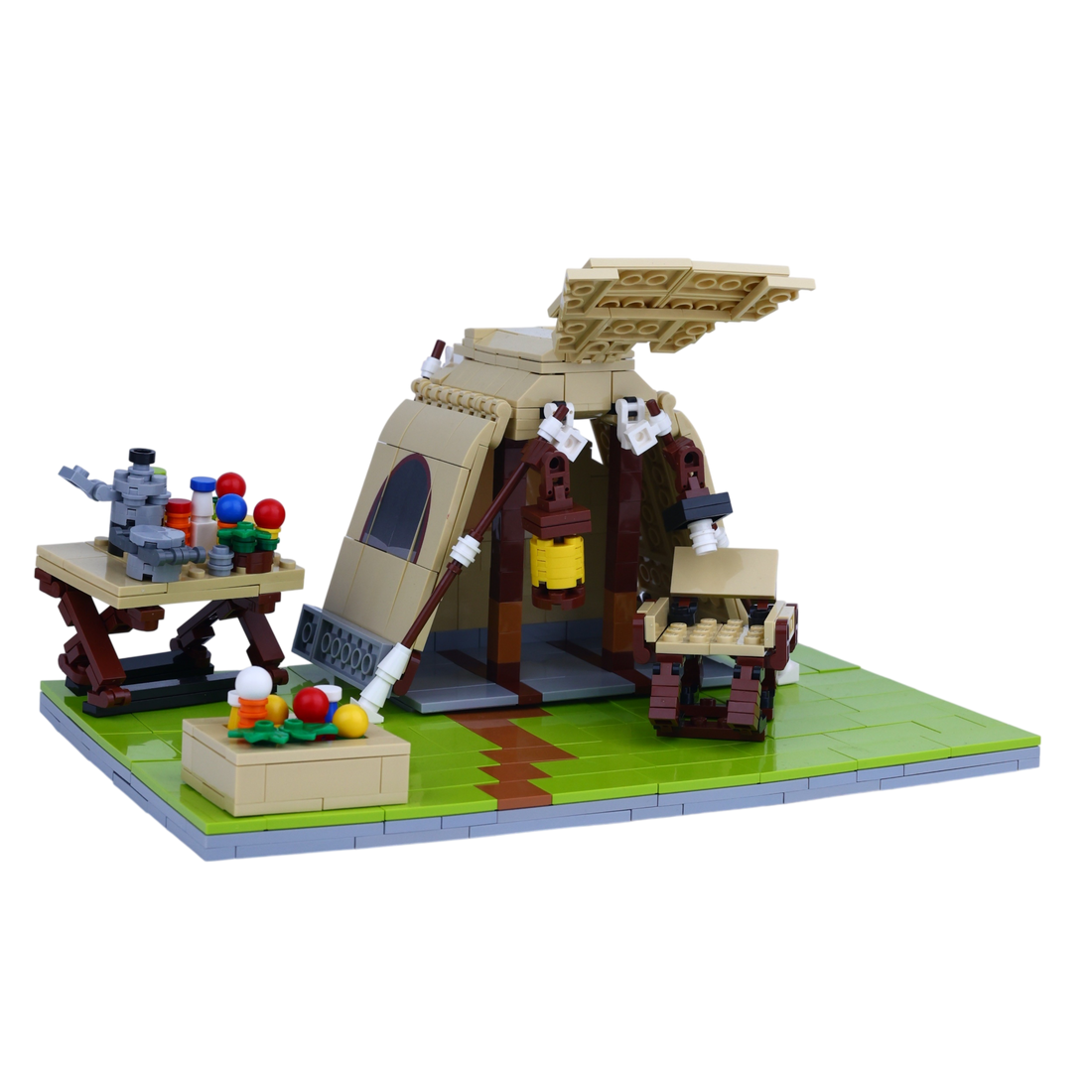 Campfire Cuddles custom brick figure