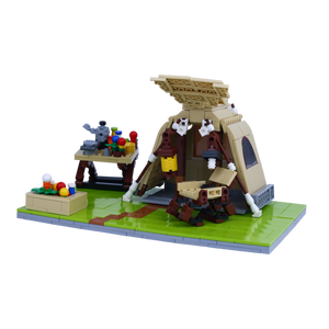Campfire Cuddles custom brick figure
