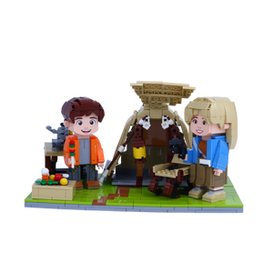 Campfire Cuddles custom brick figure