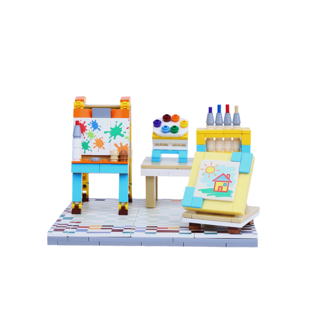 The Mini Picasso custom brick figure
