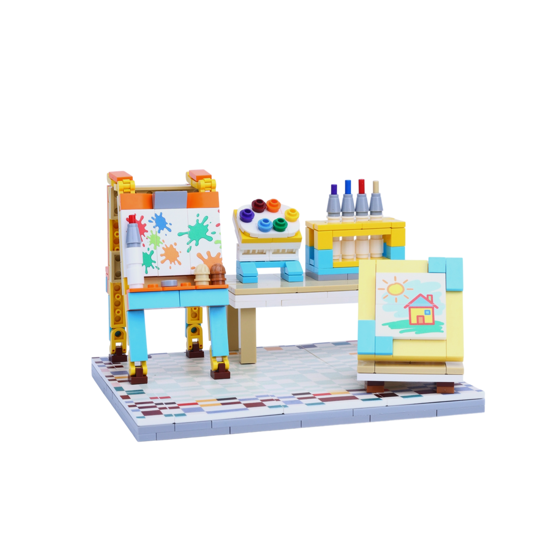 The Mini Picasso custom brick figure