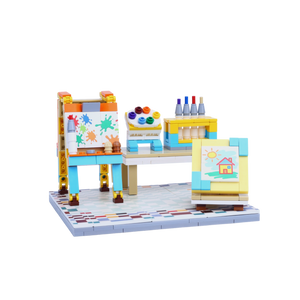 The Mini Picasso custom brick figure