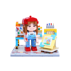 The Mini Picasso custom brick figure