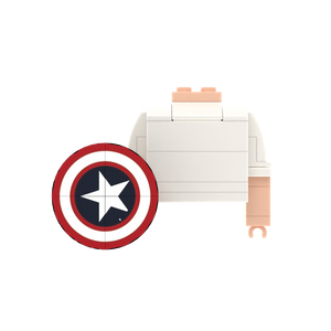 Shield brick figure accessory, main product view