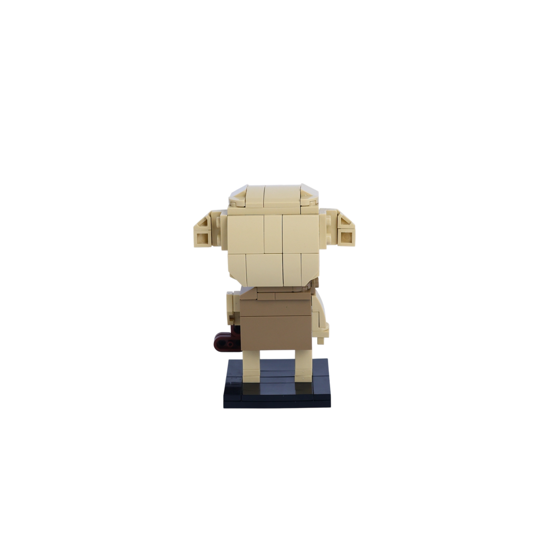 Small-Eared Helper custom brick figure, back view