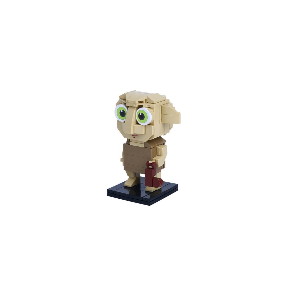 Small-Eared Helper custom brick figure, right-side view