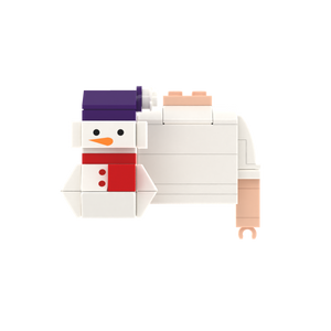 Snowman brick figure accessory, main product view