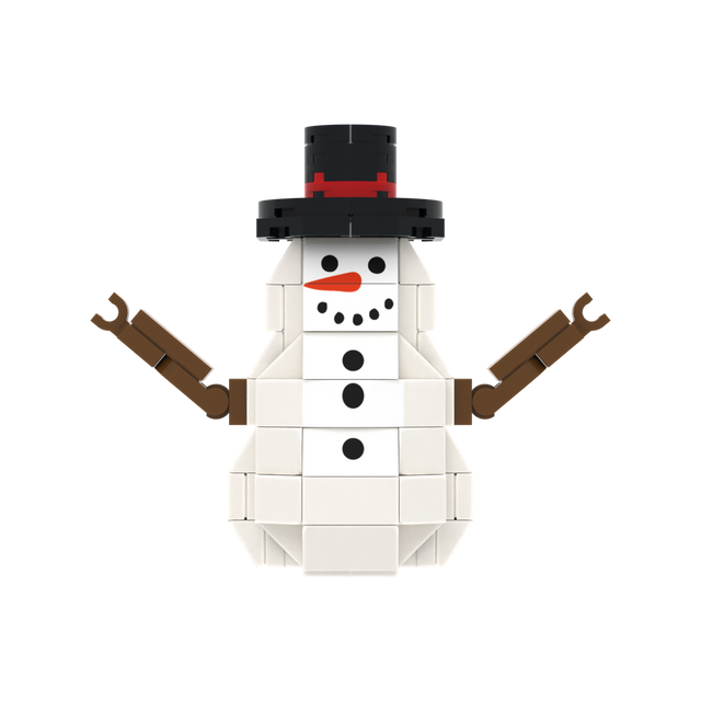 Snowman With Top Hat