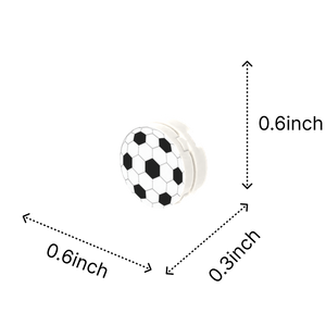 Soccer Ball brick figure accessory, size guide