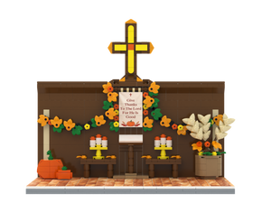 Thanksgiving · Faith in God brick scene, main product view