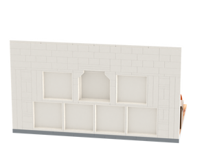 Thanksgiving · Harvest Hearts brick scene, back view
