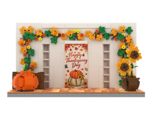 Thanksgiving · Harvest Hearts brick scene, main product view