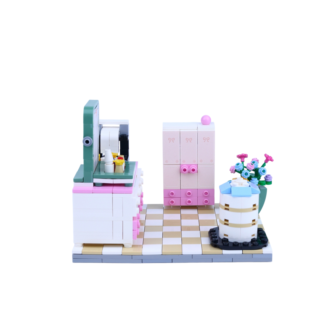 The Glam Room brick scene, main product view