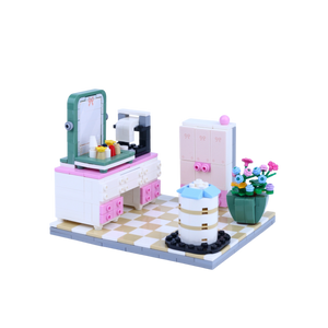 The Glam Room brick scene, right view
