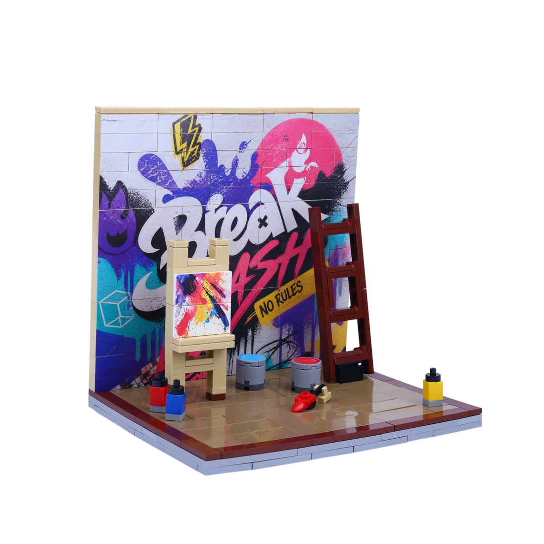 Urban Creator brick scene, left view