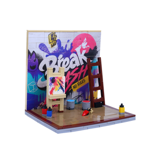 Urban Creator brick scene, left view