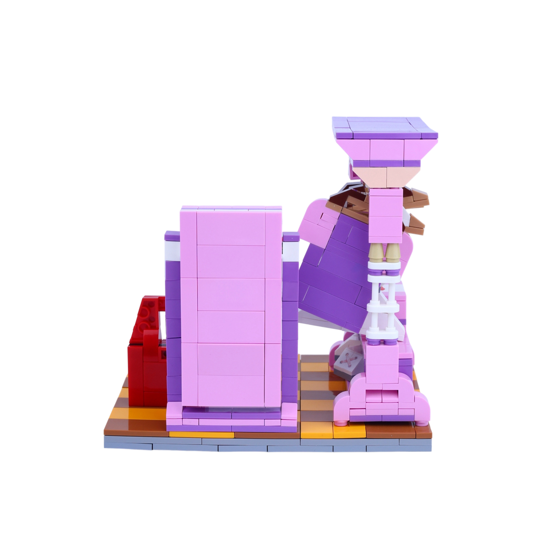 Walk-in Closet brick scene, back view
