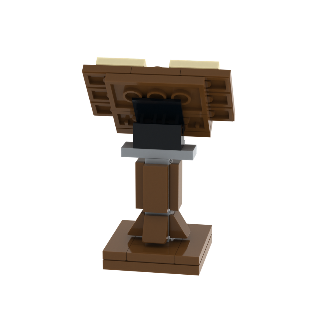 Wedding Lectern brick scene accessory, detail view 1