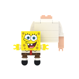 Yellow Spotted Block Figure brick figure accessory, main product view